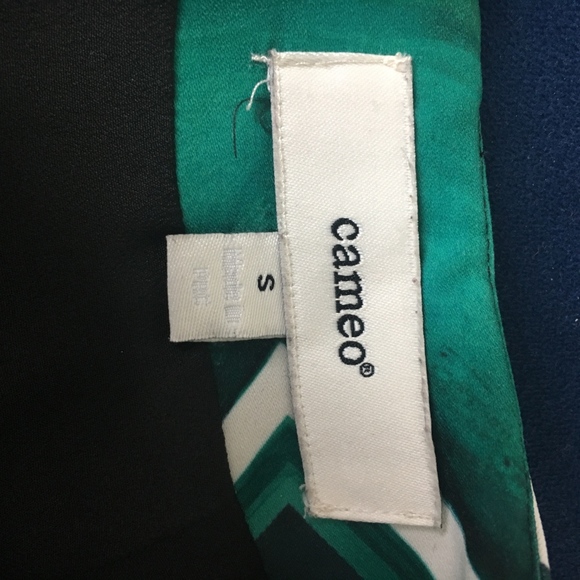 Final! Cameo Palm Leaf Print Floral Pencil Skirt - Picture 6 of 7